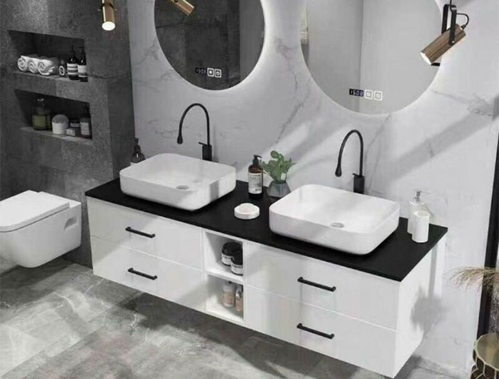 So sánh tủ lavabo PVC và lavabo gỗ