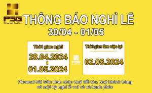 Thông báo nghỉ lễ 30/04 – 01/05/2024