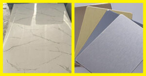 tấm nhựa pvc vân đá và tấm alu