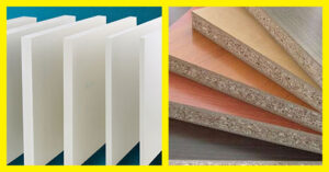 tấm nhựa pvc và ván dăm mfc