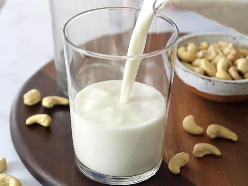 Công thức làm sữa hạt điều