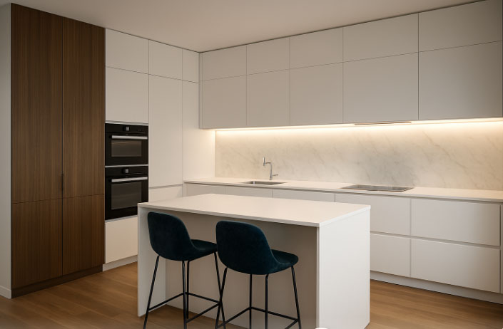 Tủ bếp PVC Plasker