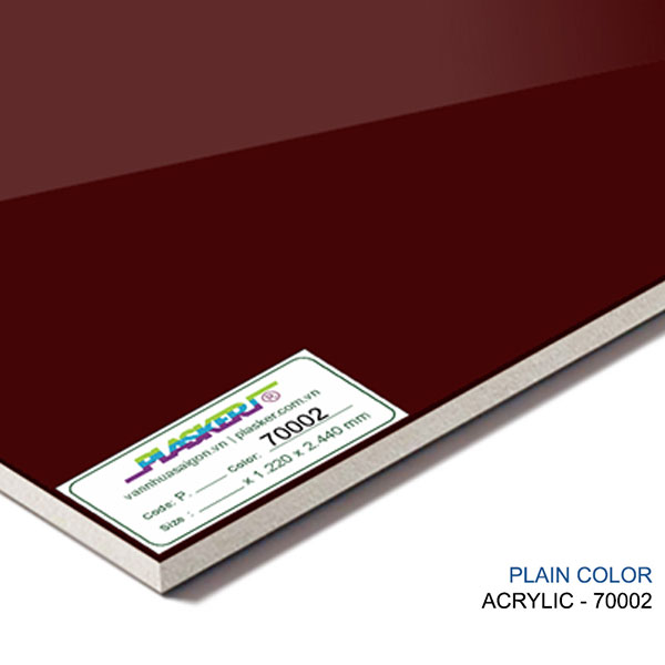 Tấm nhựa PVC phủ Acrylic màu đỏ - Ảnh 2