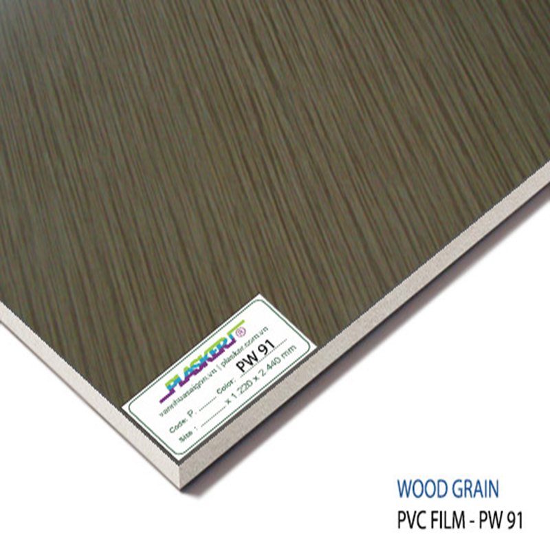 Tấm nhựa Plasker phủ film PVC vân gỗ - Ảnh 4