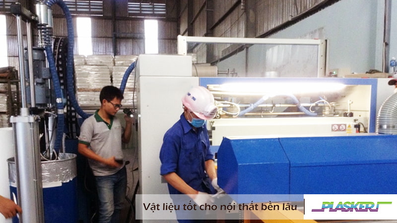 Gia công dán bề mặt nội thất bằng tấm nhựa PVC Plasker - Ảnh 4